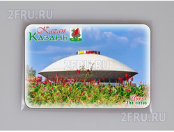 Магнит на холодильник 8х6 см. с символикой Казани - цирк