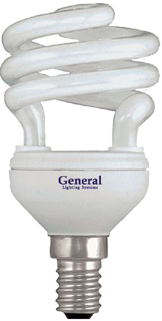 Энергосберегающая лампа General GSP 9w E14