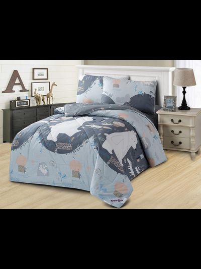 Постельное белье с одеялом TANGO Primavera сатин-твил полутороспальное 150x200x1 180x230x1 50x70x1 70x70x1 W100-60