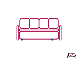 Чехлы на четырехместные диваны от 230 до 300 см