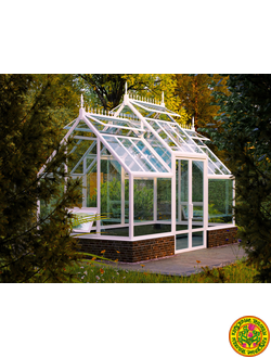 Теплица из стекла и алюминия АССОЛЬ размером 2500 х 5000 мм Скоро в продаже