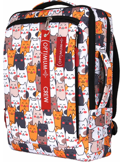 Рюкзак сумка для ноутбука 15.6 - 17.3 дюймов Optimum, котики
