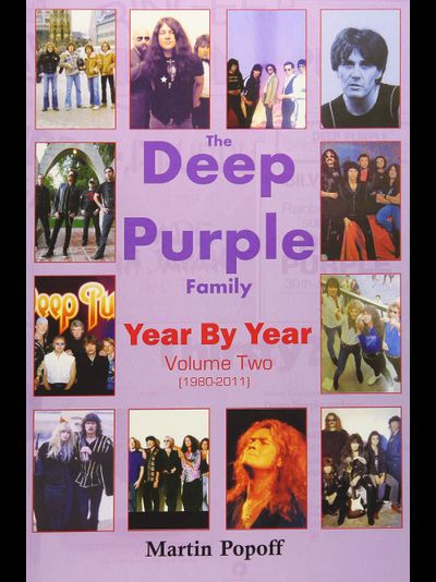 The Deep Purple Family Year by Year Vol. 2 1980-2011 Book Иностранные книги, Intpressshop