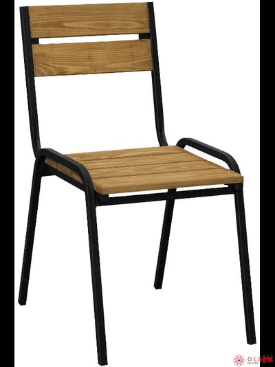 Стул уличный из реек сосны