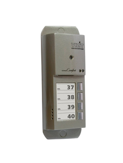 Блок вызова БВД-405CP-4 (на 4 абонента), видео