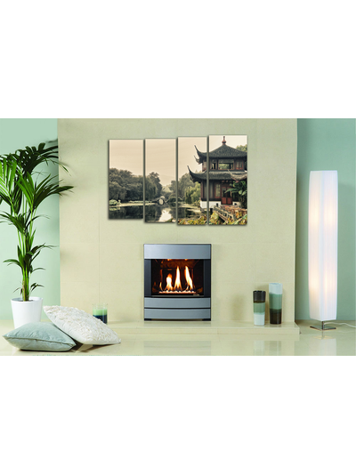 Модульная картина "Чайный домик"