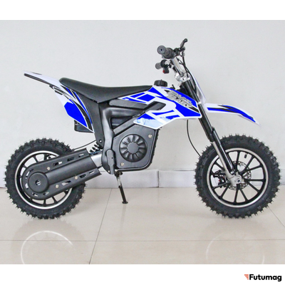 Электромотоцикл GreenCamel Питбайк DB300, 36V 800W R10 быстросъемная батарея синий