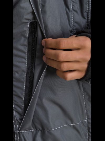 Куртка ГОРОД-ЗИМА, цв. серый/светло-серый/чёрный