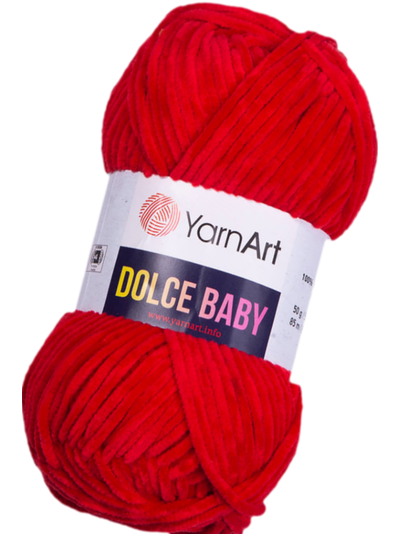 Dolce Baby (Yarn Art) пряжа цвет № 748 красный