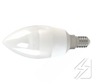 LED-лампа с цоколем Е14 свеча  С37  220V 10W  2700к