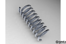 Витые цилиндрические пружины - используется в подвеске мотоцикла или железнодорожного вагона