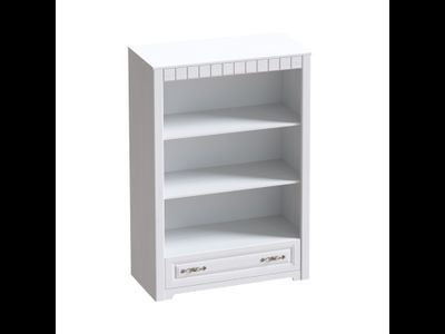 Стеллаж &quot;Прованс&quot; 1070х410х1520 Бодега белая / Патина премиум