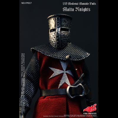 Рыцарь мальтийского ордена - Коллекционная фигурка 1/12 SCALE Medieval Malta Knights (FP017) - FIRE PHOENIX