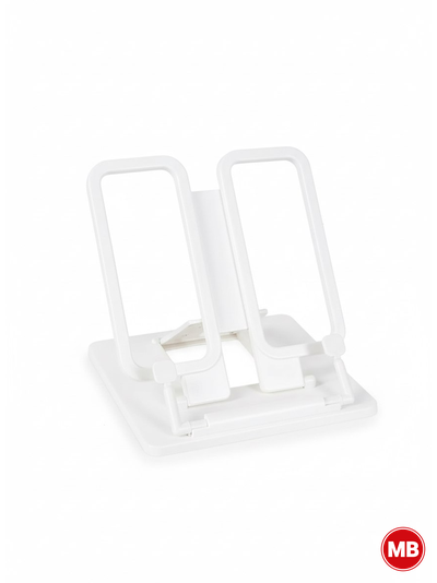 Подставка для книг, белая, пластиковая