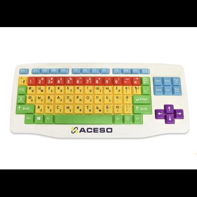 Клавиатура с большими кнопками для слабовидящих или с ДЦП