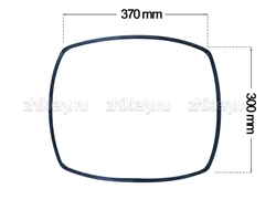 Уплотнение дверки духовки Gorenje 235744 (850632, 850081), О-образное, 370*300mm