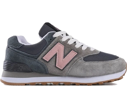 New Balance 574 Grey Purple Pink