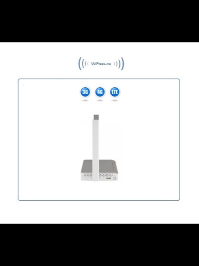 Роутер LTE - 3G/4G KEENETIC Omni, серый kn-1410