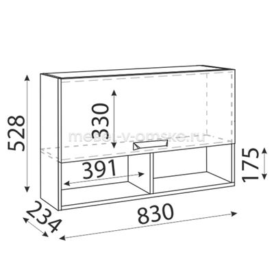 Полка настенная Дуглас М11