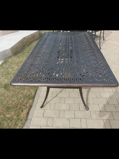 Садовый стол из литого алюминия Nairobi