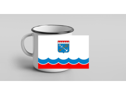 Кружка металлическая эмалированная Ленинградская Область