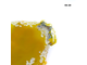 Агат тонированный (срез) желтый №69-26: с отв. - 94*65*4мм