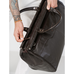 Кожаный саквояж Otranto brown (арт. 4006-04)