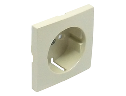 Efapel 90632 TPE, Лицевая панель розетки 2К+З, со шторками, жемчуг