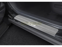 Накладки на пороги для Toyota RAV4 2013-2019