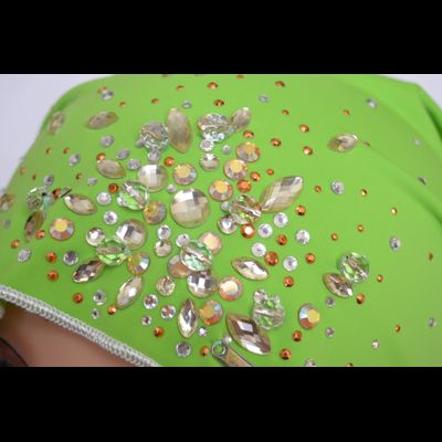 Женский платок бандана из лайкры Vizio 5028 ST Италия зеленый