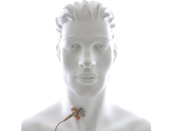 Гарнитура TurboSky TK-3 White (телесного цвета, разъем Kenwood)