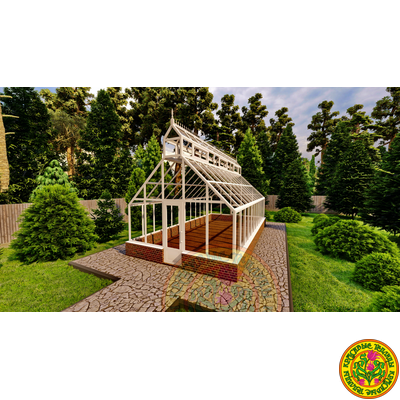 Базовая комплектация теплицы ЙОРКШИР Z размером 8000 х 4000 мм