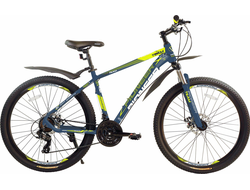 PIONEER TEAM 27,5'' синий (алюминий, Shimano, дисковые тормоза)