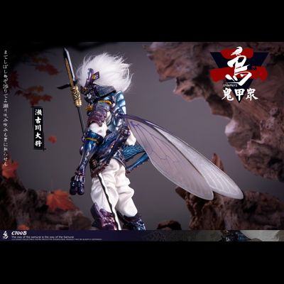Самурай-кузнечик, синий - КОЛЛЕКЦИОННАЯ ФИГУРКА 1/12 Soldier - Gweitong series 2 (CT00B) - CROW TOYS