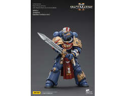 Ультрамарин в реликтовой броне (Warhammer 40K) - КОЛЛЕКЦИОННАЯ ФИГУРКА 1/18 Ultramarines Relic Primus Armor with Plasma Pistol and Combat Blade (JT02816) - JOYTOY