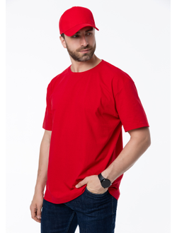 Бейсболка STAN 5 клиньев хлопок,260,12, Красный