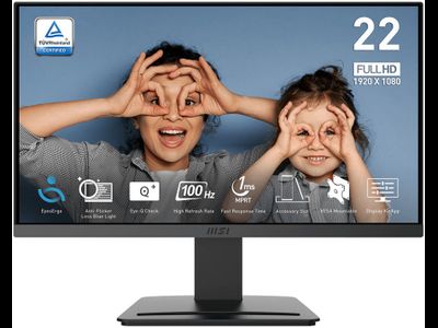 Монитор MSI 21.5" PRO MP223 E2 VA FHD Чёрный