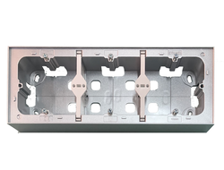 Efapel 10995 AAL, Коробка накладная, 3 поста, алюминий