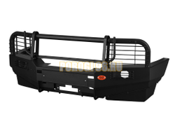 Передний силовой бампер серии Трофи на Mitsubishi Pajero Sport I 2005-2008 (02.002.03)