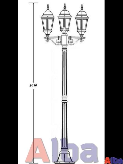 Садово парковый светильник Astoria B 408