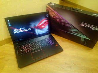 ASUS ROG STRIX GL753VD-GC041T ( 17.3 FHD IPS I7-7700HQ GTX1050(4Gb) 8ГБ 1TБ + 128SSD )