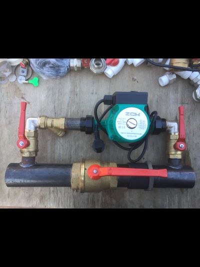 Байпас для отопления улучшенный краны Галлоп (б/н)