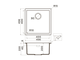 МОЙКА OMOIKIRI YAMAKAWA 45-INTEGRA WG (4997247) WIND GREEN
