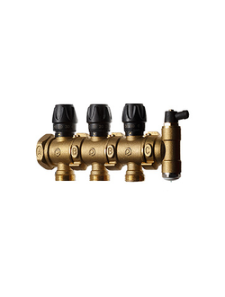 Сегментный коллектор в сборе 3/4"х3/4" на 3 выхода