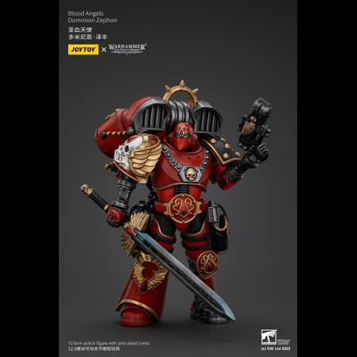 Доминион Зефон, капитан Кровавых Ангелов (Warhammer Horus Heresy) - КОЛЛЕКЦИОННАЯ ФИГУРКА 1/18 Blood Angels Dominion Zephon (JT01154) - JOYTOY