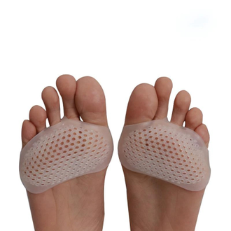 Дышащие силиконовые носки на передний отдел стопы (пара)