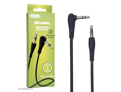 Кабель AUX  MRM AX05 угловой  1000mm (black)