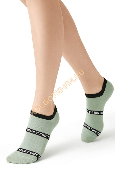 Носки женские хлопок MiNiMi Sport Chic 4300 мятный