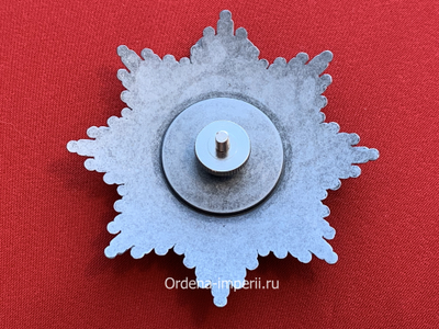 Звезда ордена Святой Екатерины со стразами и короной, копия LUX! Лот № 8.