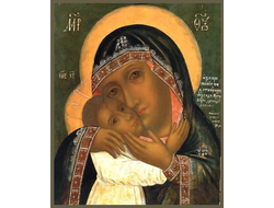 Девпетерувская Богородица. Рукописная икона.